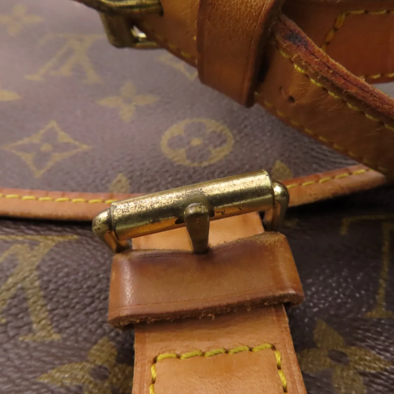 LOUIS VUITTON Saumur M42254 肩背包 塗層帆布 棕色 / Brown 塗層帆布 中古品B - 縮圖 15