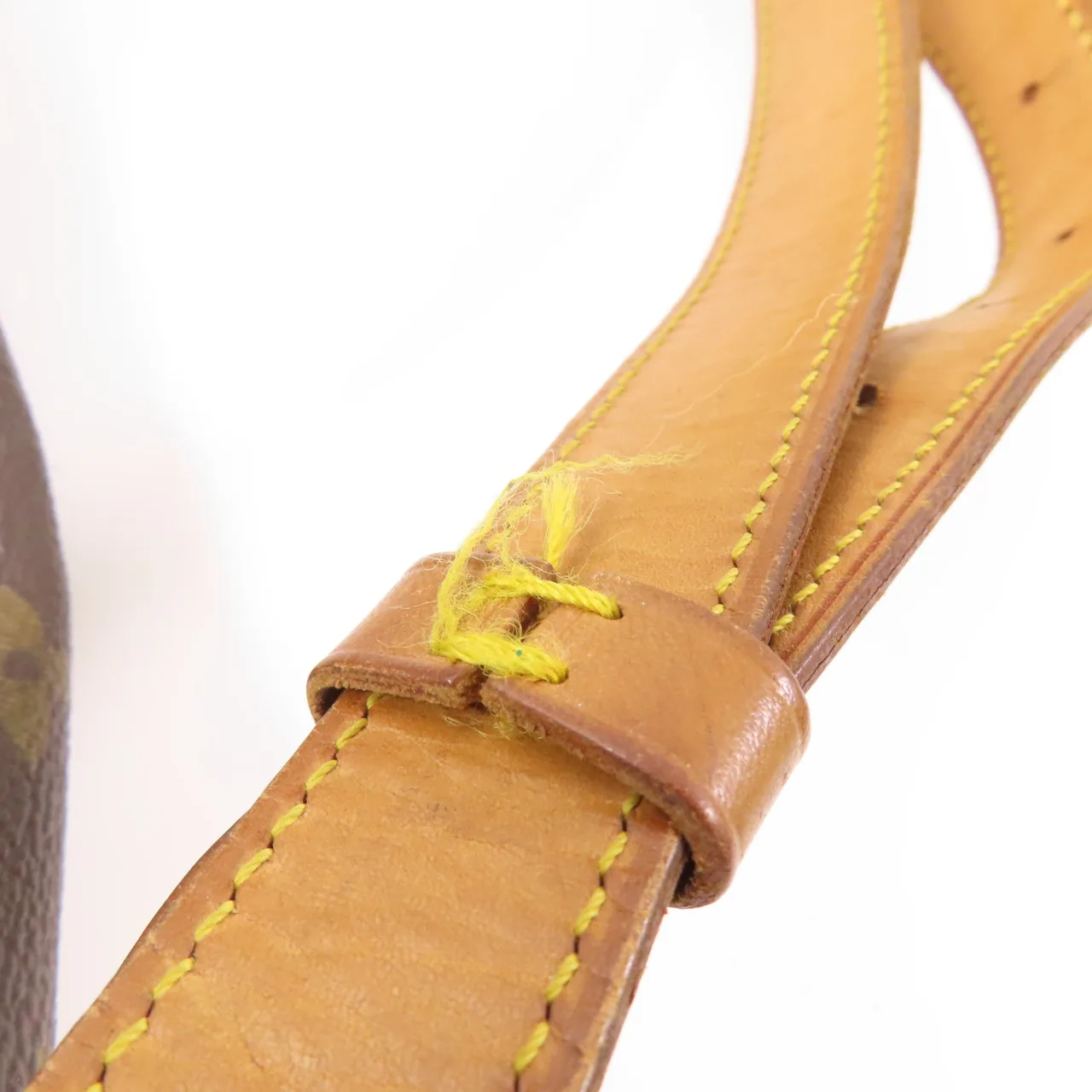 LOUIS VUITTON Saumur M42254 肩背包 塗層帆布 棕色 / Brown 塗層帆布 中古品B - 縮圖 17