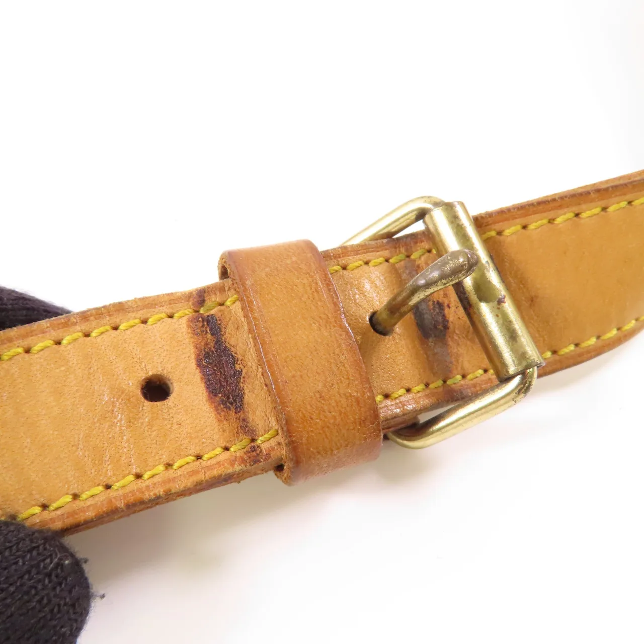 LOUIS VUITTON Saumur M42254 肩背包 塗層帆布 棕色 / Brown 塗層帆布 中古品B - 縮圖 18