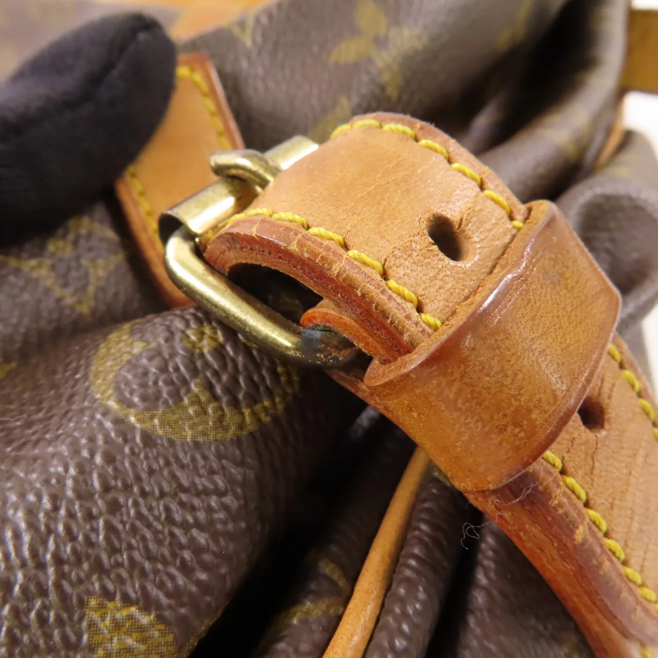 LOUIS VUITTON Saumur M42254 肩背包 塗層帆布 棕色 / Brown 塗層帆布 中古品B - 縮圖 20