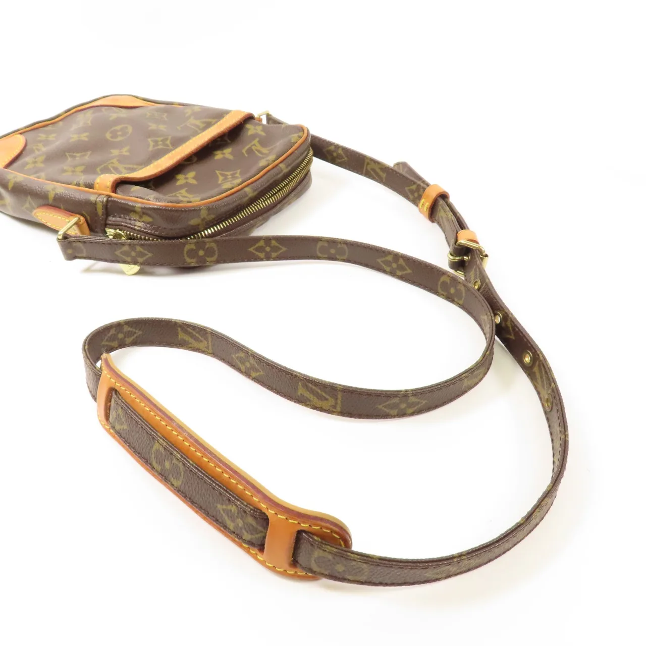 LOUIS VUITTON Danube M45266 肩背包 塗層帆布 棕色 / Brown 塗層帆布 中古品C - 縮圖 9