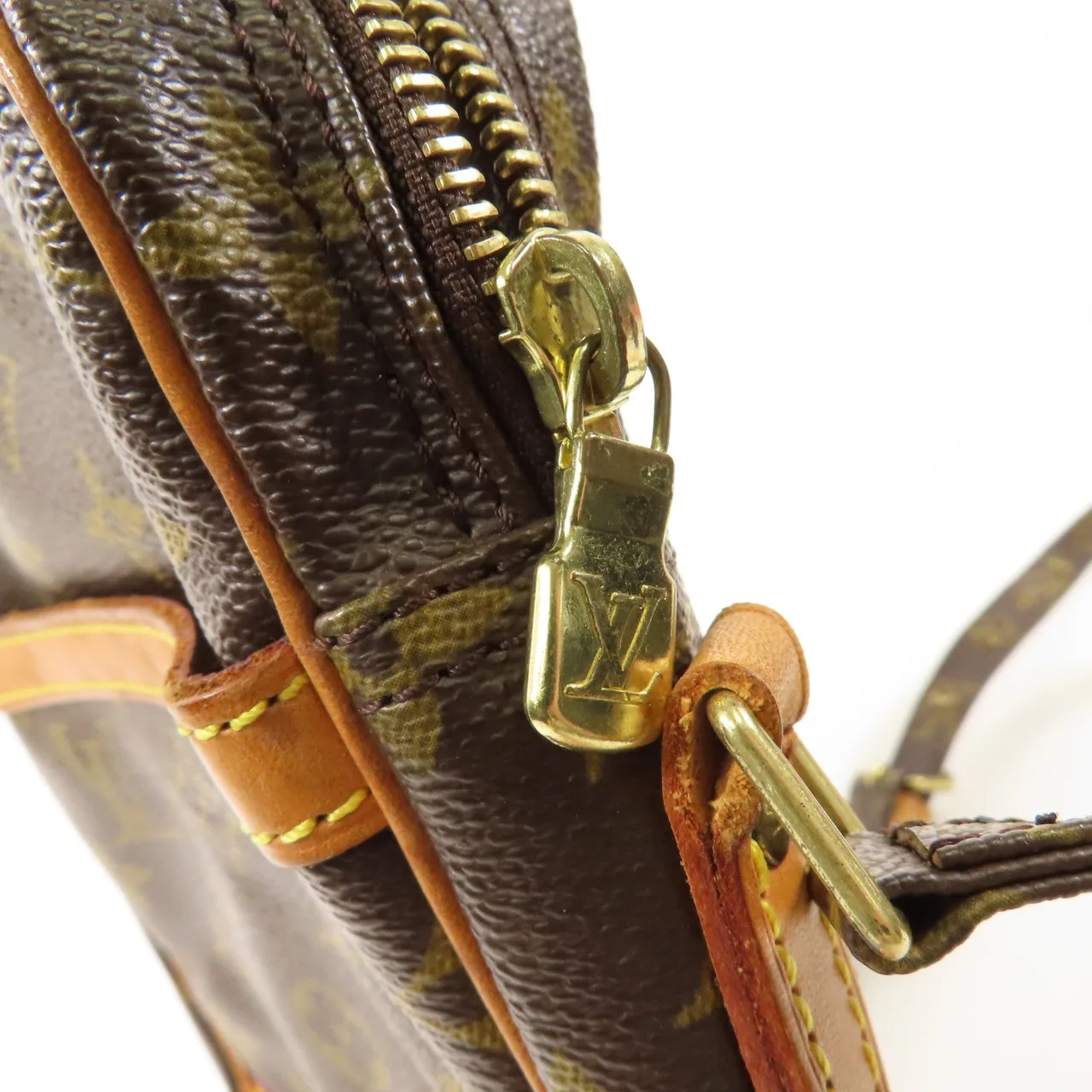 LOUIS VUITTON Danube M45266 肩背包 塗層帆布 棕色 / Brown 塗層帆布 中古品C - 縮圖 14