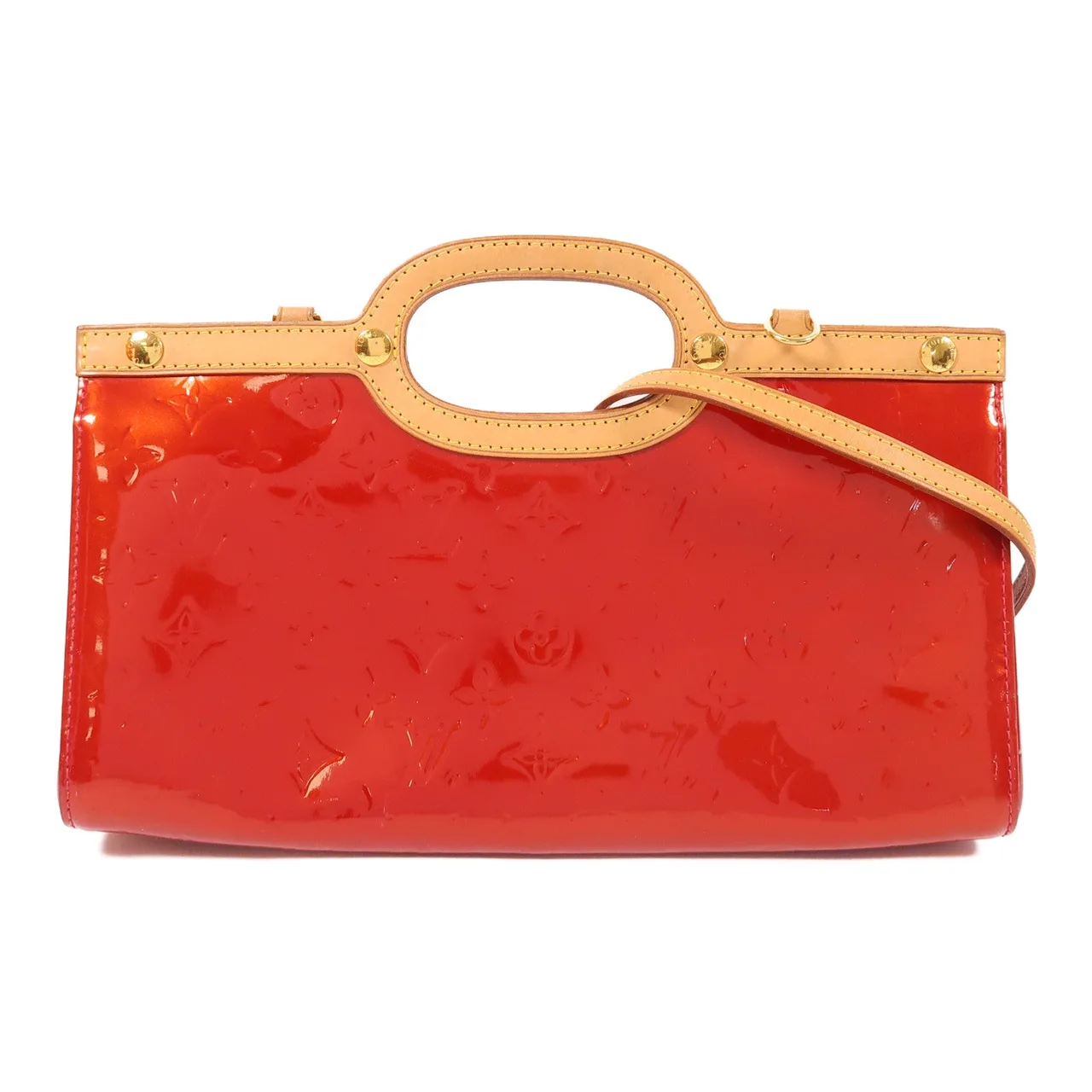 LOUIS VUITTON M91987 2-Way Bag Leather 紅色 / Red