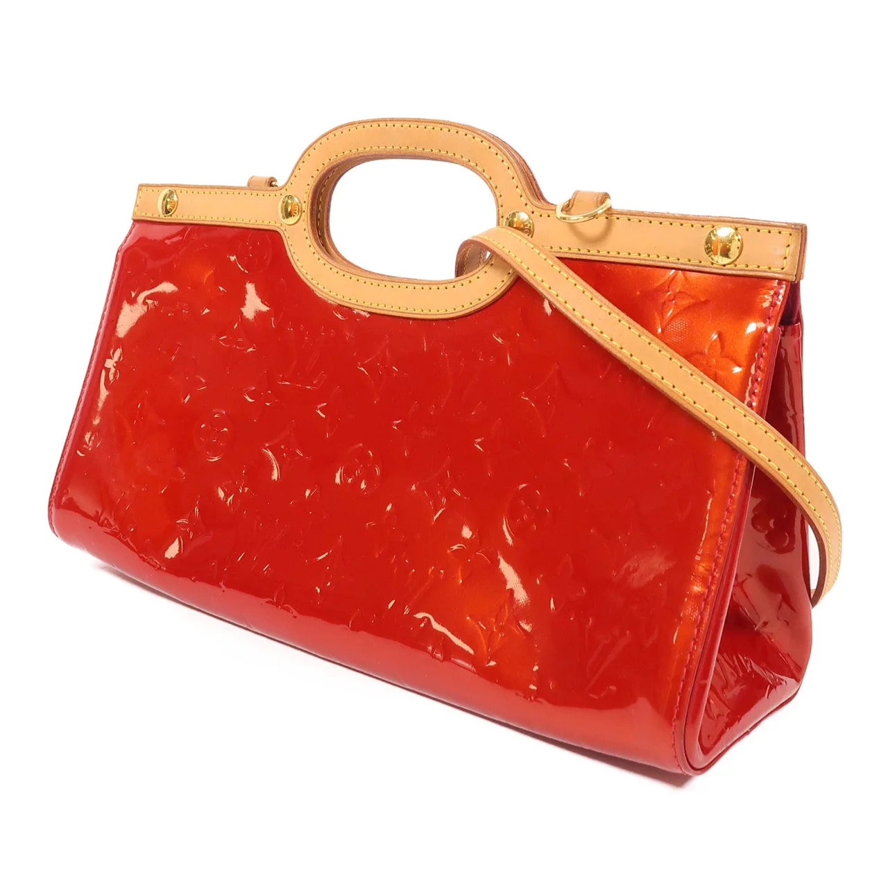 LOUIS VUITTON M91987 兩用包 皮革 紅色 / Red 皮革 中古品B - 縮圖 3