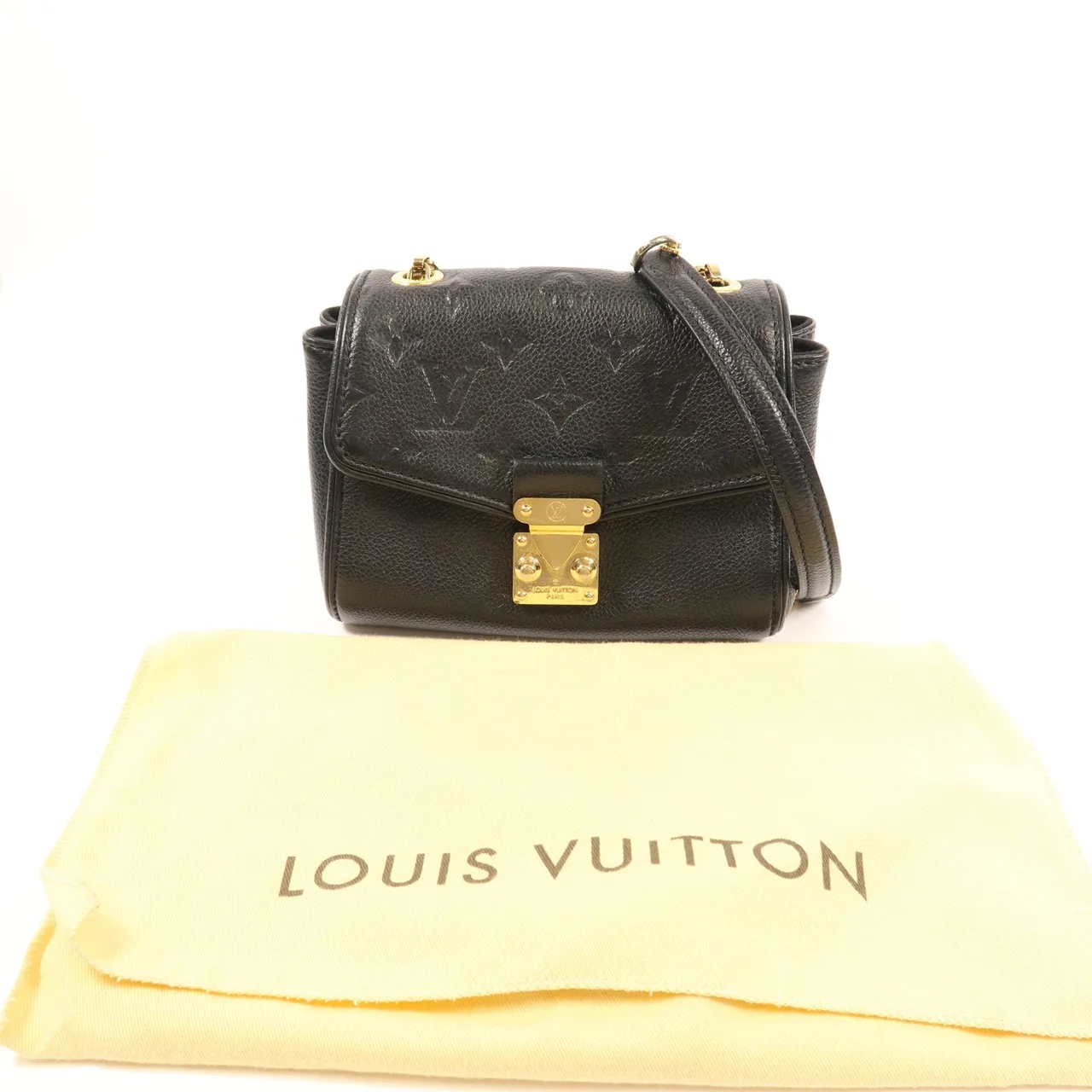 LOUIS VUITTON M94552 肩背包 牛皮 黑色 / Black 牛皮 中古品B - 縮圖 9