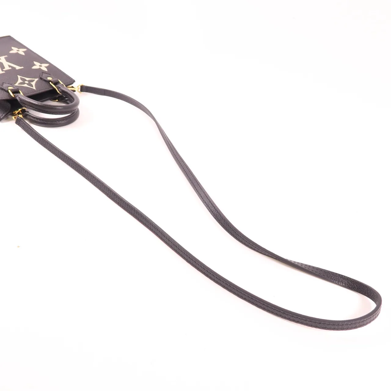 LOUIS VUITTON Petit Sac Plat M57937 兩用包 牛皮 黑色 / Black 牛皮 中古品A - 縮圖 7