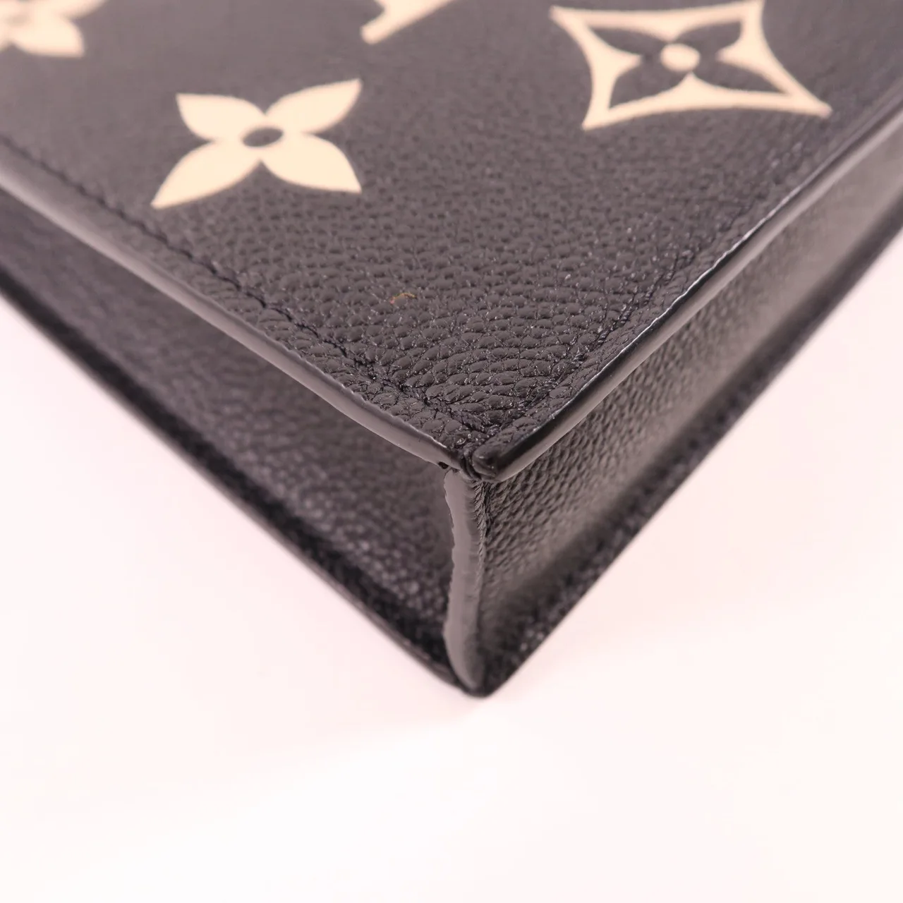 LOUIS VUITTON Petit Sac Plat M57937 兩用包 牛皮 黑色 / Black 牛皮 中古品A - 縮圖 9