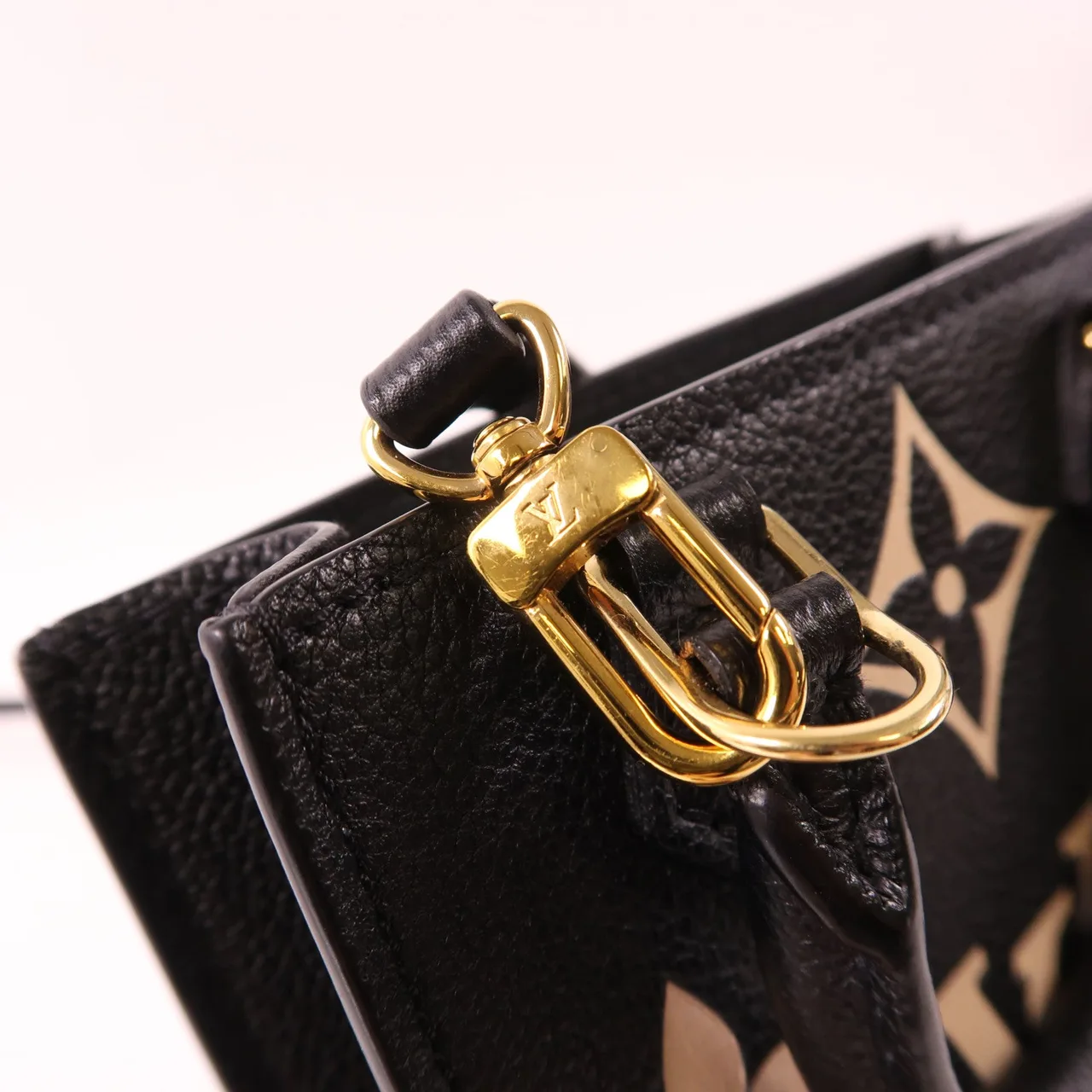 LOUIS VUITTON Petit Sac Plat M57937 兩用包 牛皮 黑色 / Black 牛皮 中古品A - 縮圖 14