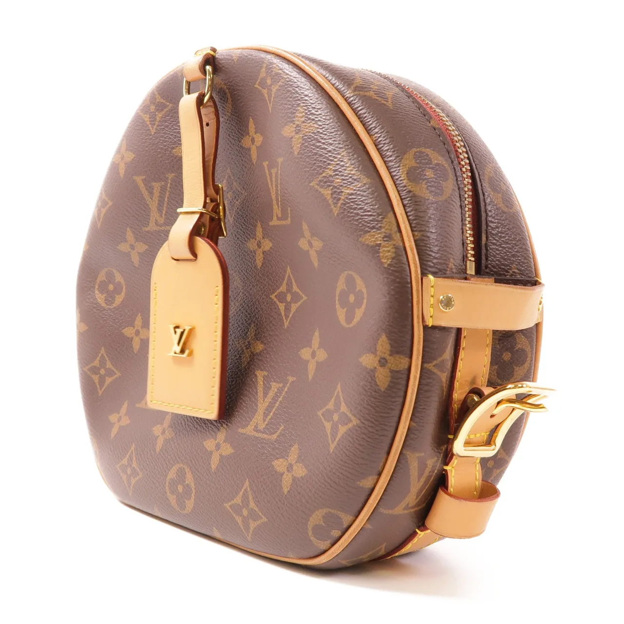 LOUIS VUITTON Boite Chapeau Souple M45647 肩背包 塗層帆布 棕色 / Brown 塗層帆布 中古品B - 縮圖 3