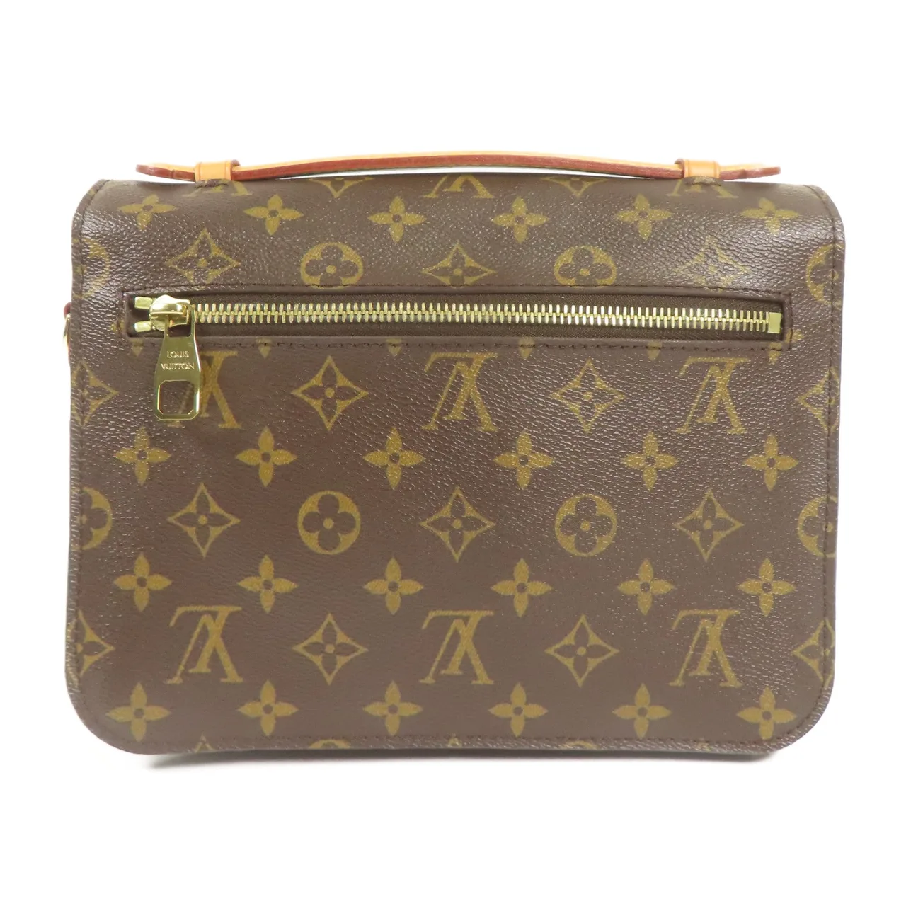 LOUIS VUITTON Pochette Metis M44875 兩用包 塗層帆布 棕色 / Brown 塗層帆布 中古品B - 縮圖 2