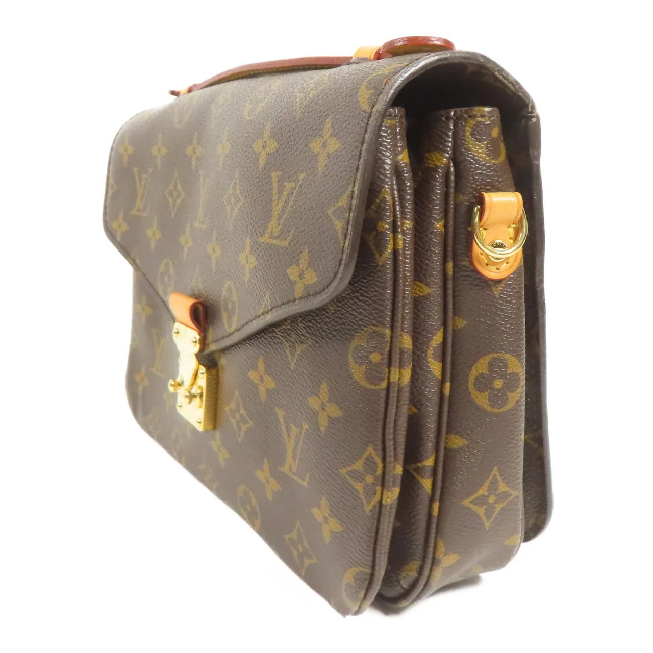 LOUIS VUITTON Pochette Metis M44875 兩用包 塗層帆布 棕色 / Brown 塗層帆布 中古品B - 縮圖 3