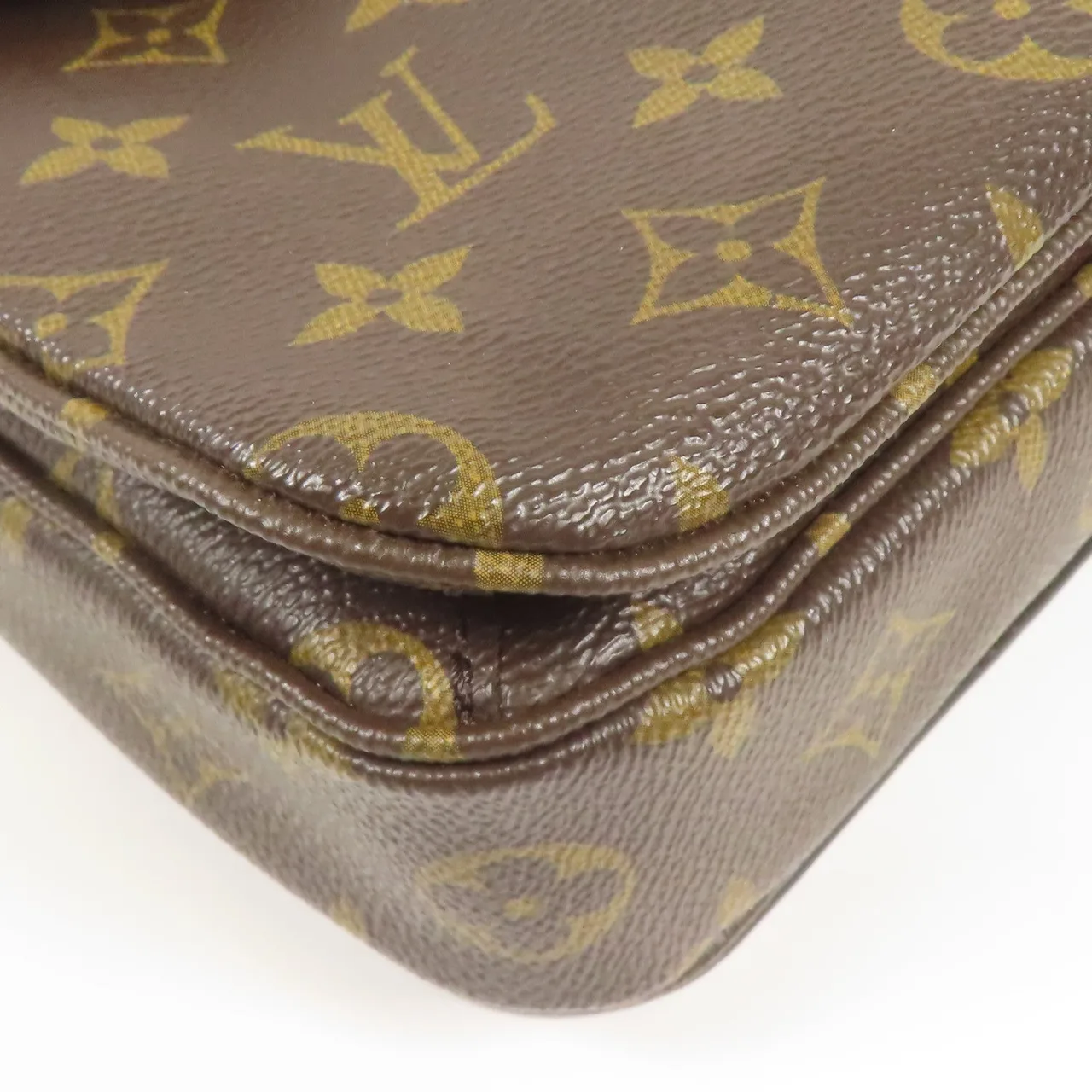 LOUIS VUITTON Pochette Metis M44875 兩用包 塗層帆布 棕色 / Brown 塗層帆布 中古品B - 縮圖 5