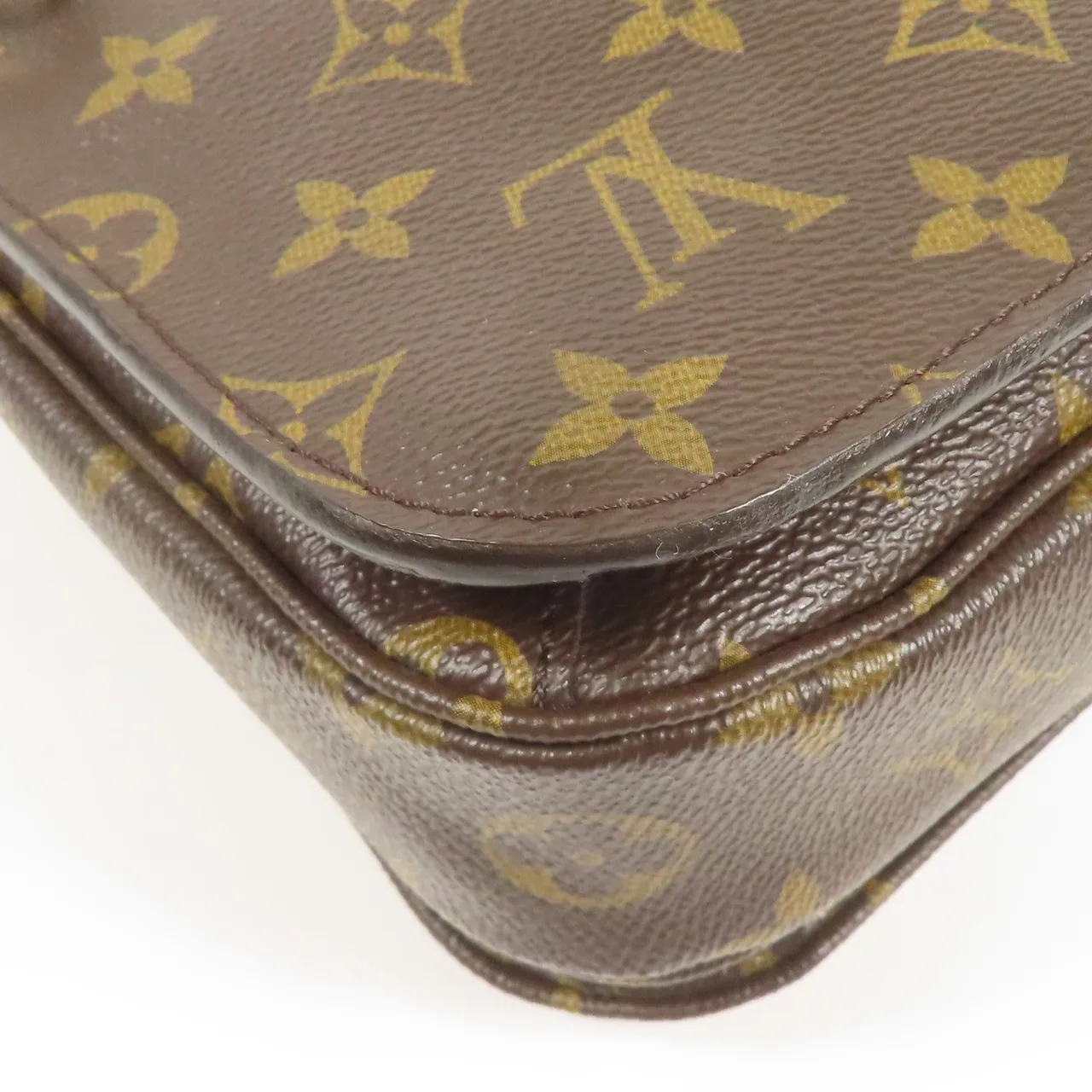 LOUIS VUITTON Pochette Metis M44875 兩用包 塗層帆布 棕色 / Brown 塗層帆布 中古品B - 縮圖 7