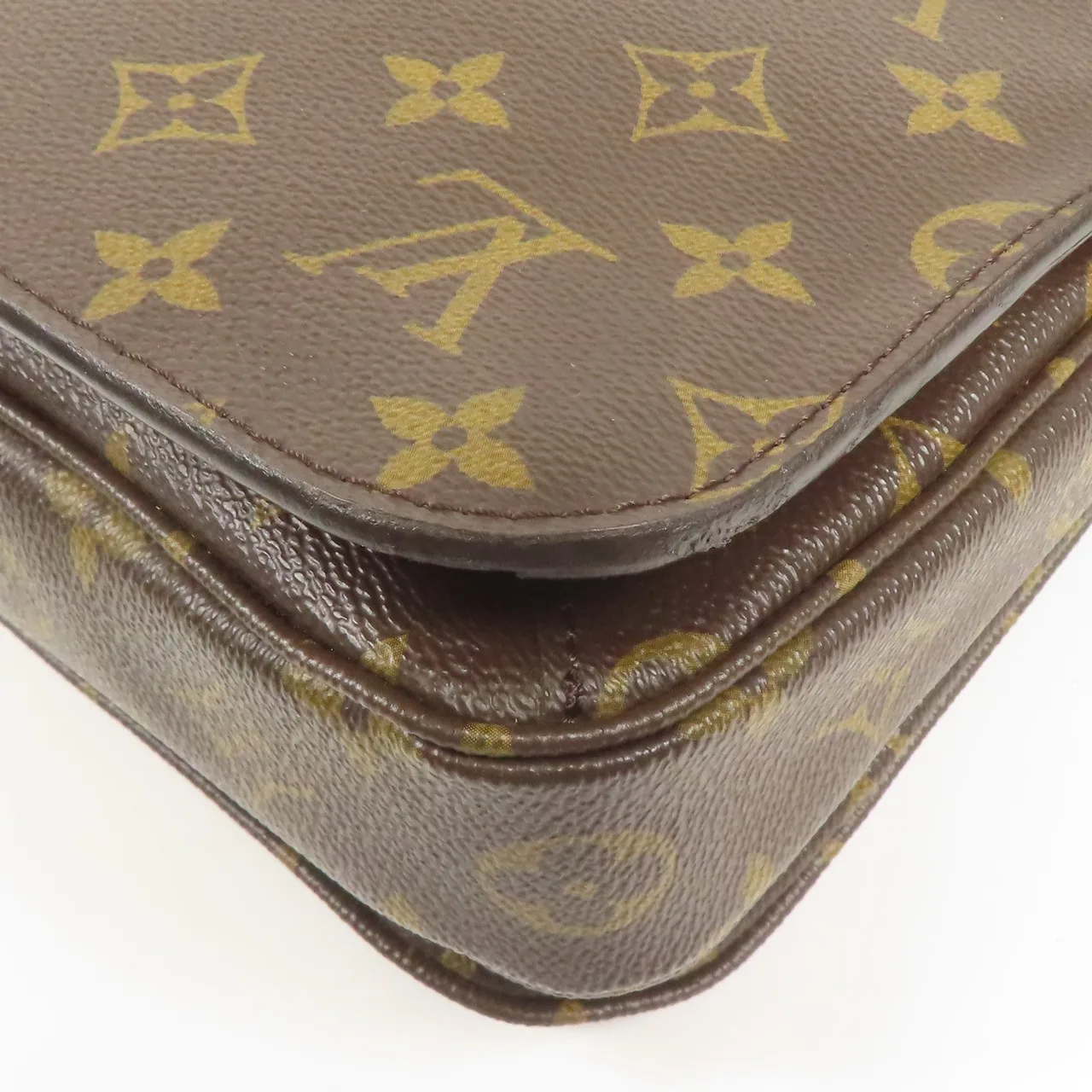 LOUIS VUITTON Pochette Metis M44875 兩用包 塗層帆布 棕色 / Brown 塗層帆布 中古品B - 縮圖 8