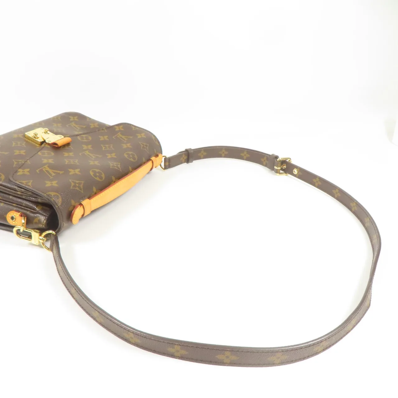 LOUIS VUITTON Pochette Metis M44875 兩用包 塗層帆布 棕色 / Brown 塗層帆布 中古品B - 縮圖 9