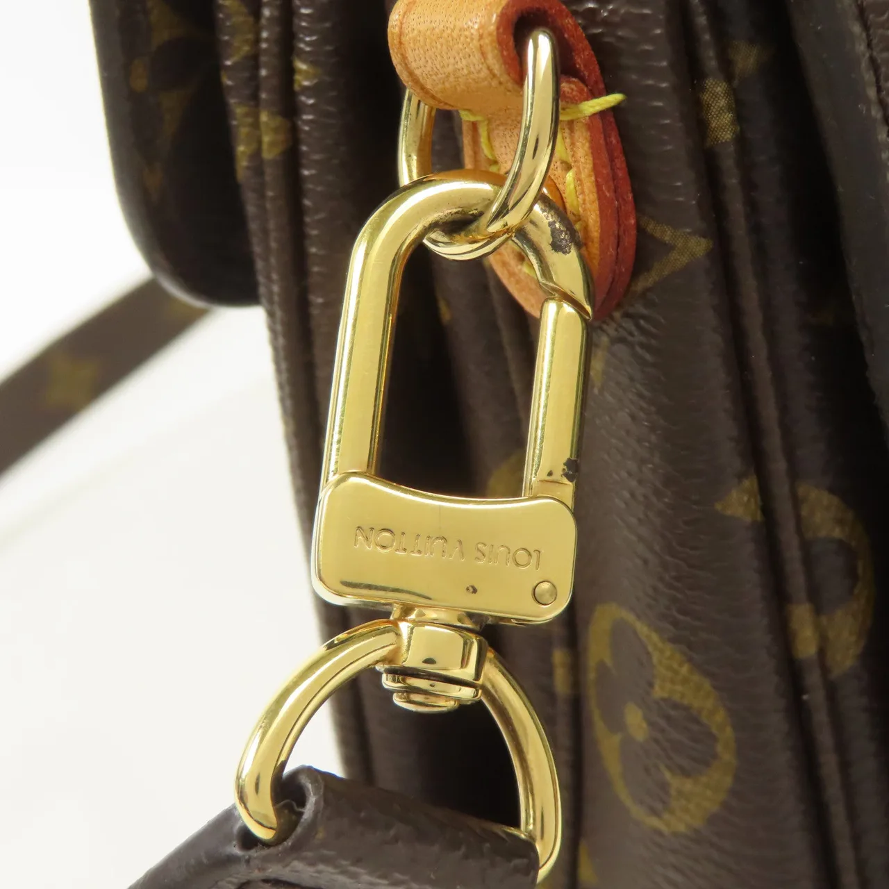 LOUIS VUITTON Pochette Metis M44875 兩用包 塗層帆布 棕色 / Brown 塗層帆布 中古品B - 縮圖 12