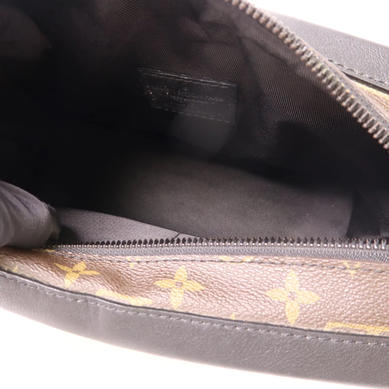 LOUIS VUITTON Soft Trunk M44427 肩背包 塗層帆布 棕色 / Brown/Black 塗層帆布 中古品B - 縮圖 5