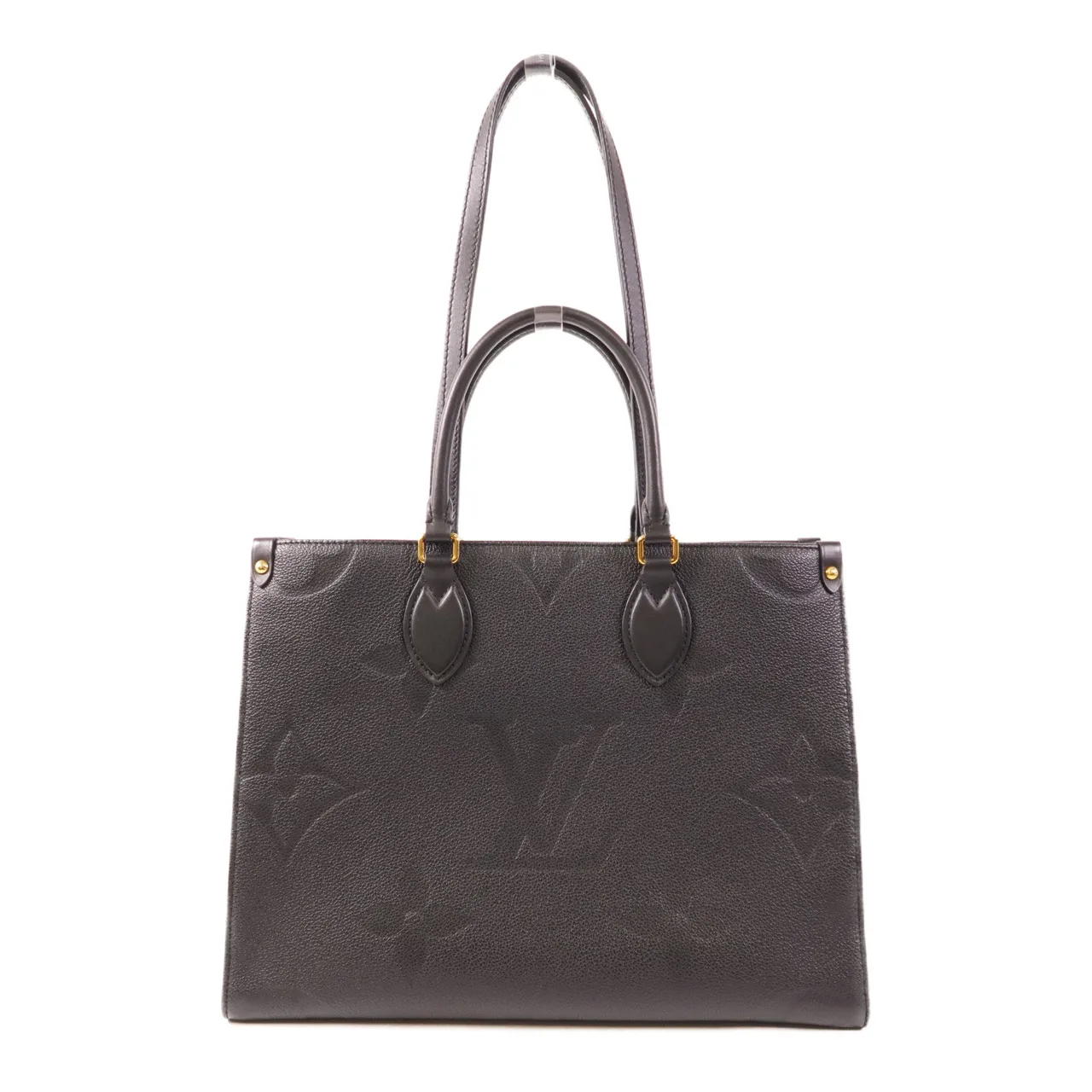 LOUIS VUITTON OnTheGo M45653 兩用包 牛皮 黑色 / Black 牛皮 中古品B - 縮圖 2