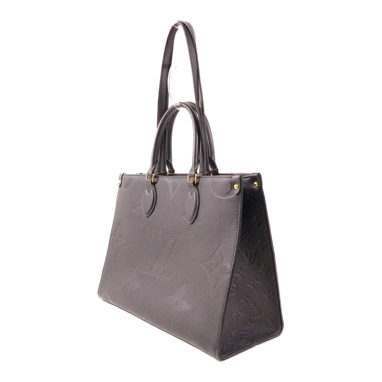 LOUIS VUITTON OnTheGo M45653 兩用包 牛皮 黑色 / Black 牛皮 中古品B - 縮圖 3