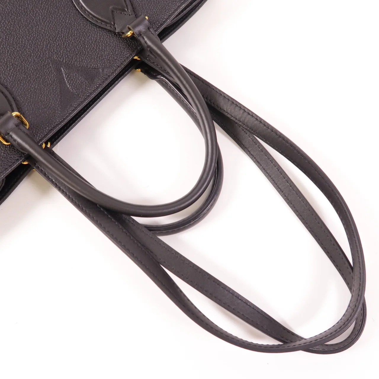 LOUIS VUITTON OnTheGo M45653 兩用包 牛皮 黑色 / Black 牛皮 中古品B - 縮圖 5