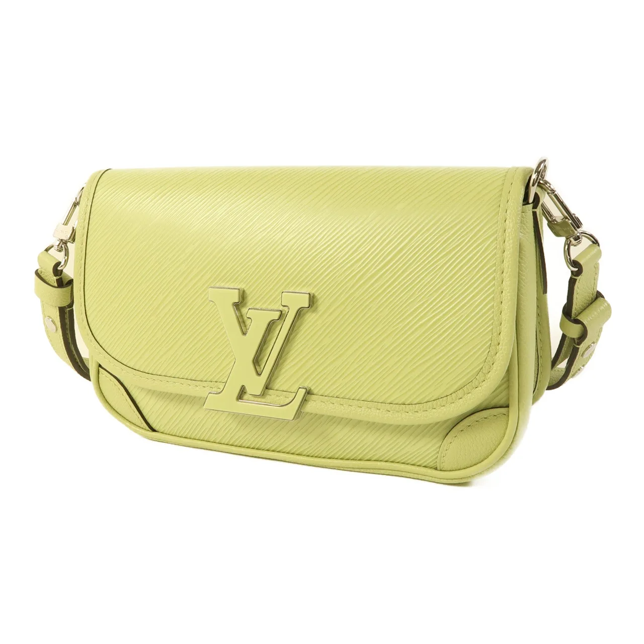 LOUIS VUITTON Buci M22960 肩背包 牛皮 綠色 / Green 牛皮 中古品A - 縮圖 3