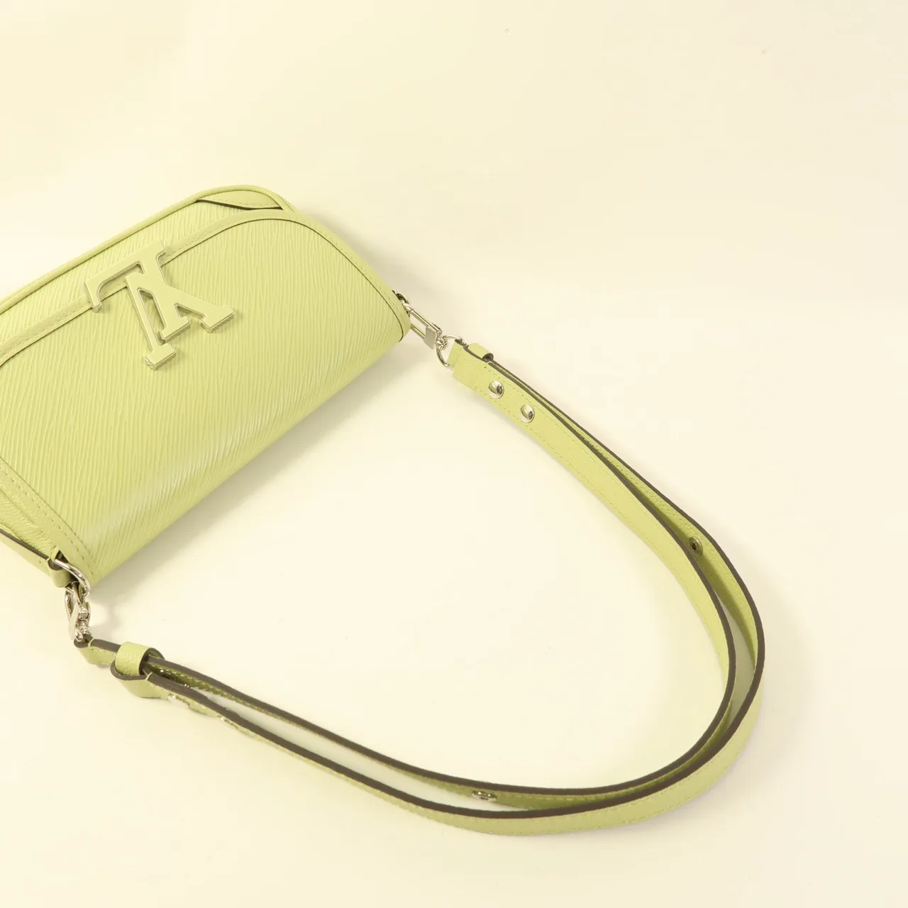 LOUIS VUITTON Buci M22960 肩背包 牛皮 綠色 / Green 牛皮 中古品A - 縮圖 5