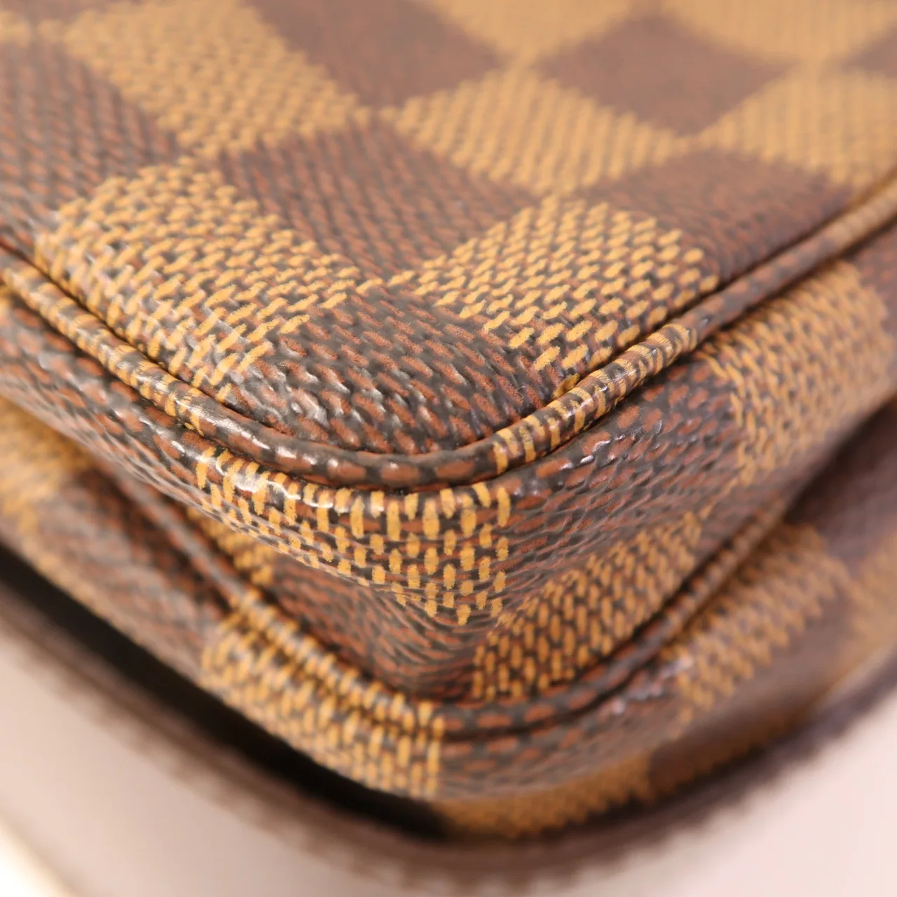 LOUIS VUITTON Naviglio N45255 肩背包 塗層帆布 棕色 / Brown 塗層帆布 中古品A - 縮圖 6