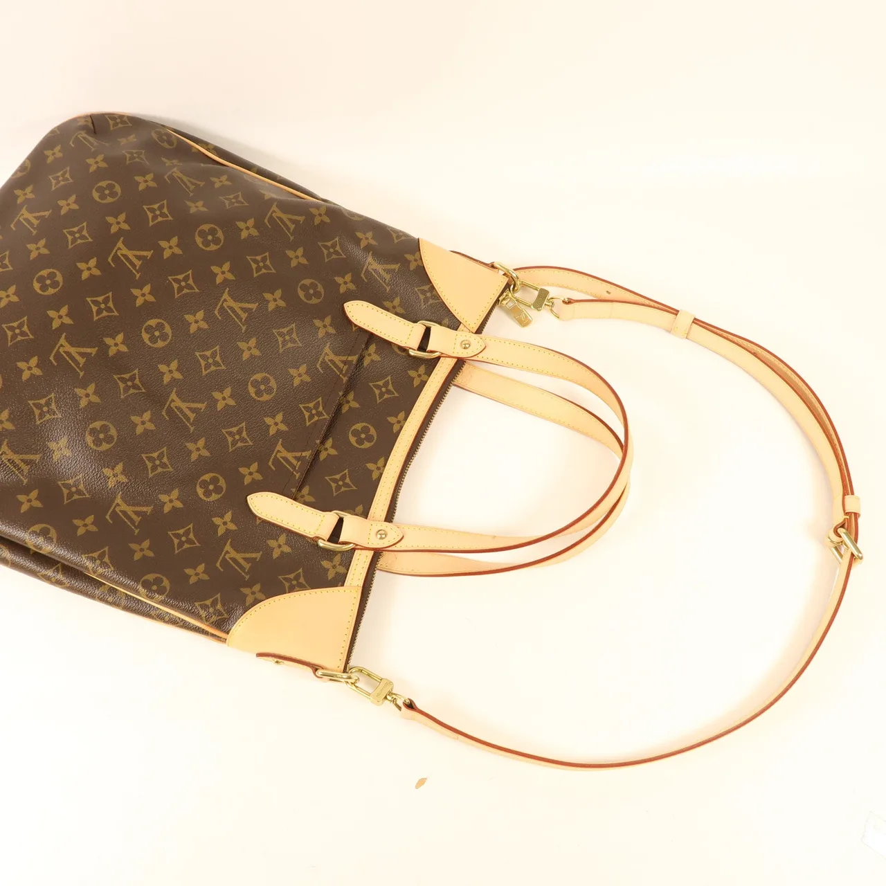 LOUIS VUITTON Odeon M56388 兩用包 塗層帆布 棕色 / Brown 塗層帆布 中古品A - 縮圖 5