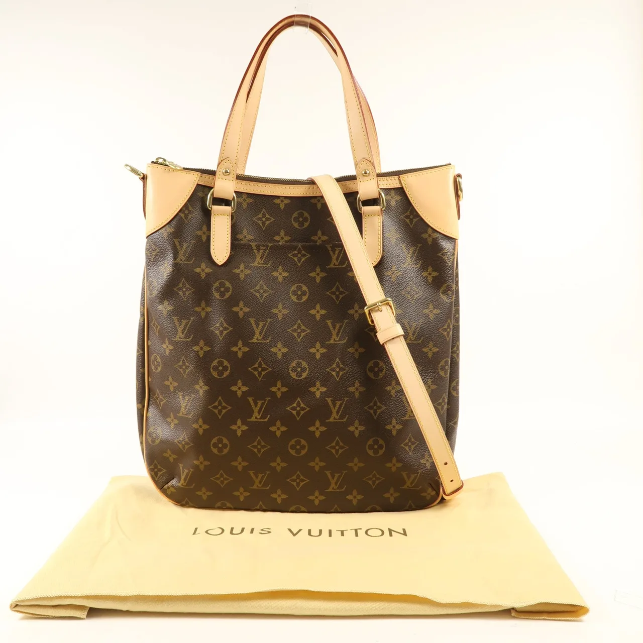 LOUIS VUITTON Odeon M56388 兩用包 塗層帆布 棕色 / Brown 塗層帆布 中古品A - 縮圖 13