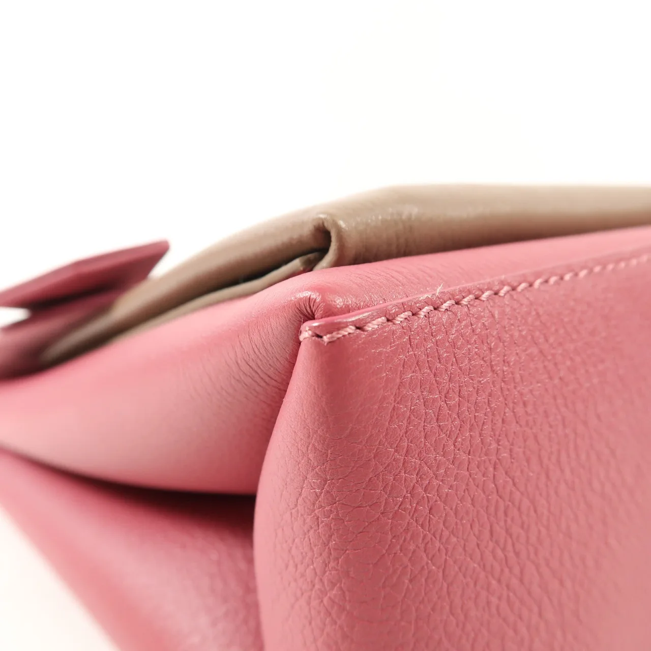 LOUIS VUITTON Lock Me M54997 兩用包 牛皮 粉色 / 米色 / Pink/Beige 牛皮 中古品A - 縮圖 6