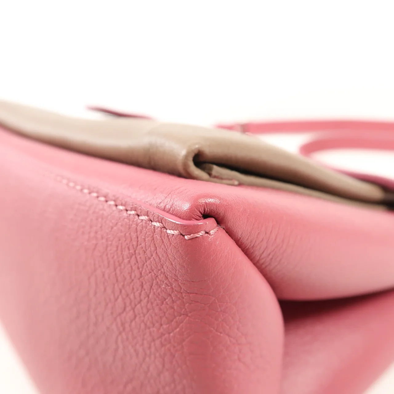 LOUIS VUITTON Lock Me M54997 兩用包 牛皮 粉色 / 米色 / Pink/Beige 牛皮 中古品A - 縮圖 7