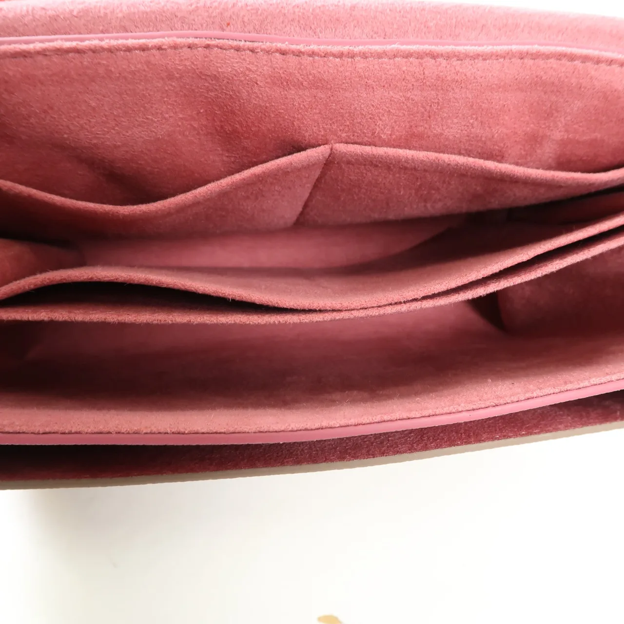 LOUIS VUITTON Lock Me M54997 兩用包 牛皮 粉色 / 米色 / Pink/Beige 牛皮 中古品A - 縮圖 10