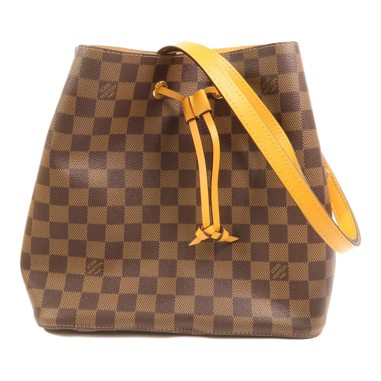 LOUIS VUITTON NeoNoe N40213 肩背包 塗層帆布 棕色 / Brown