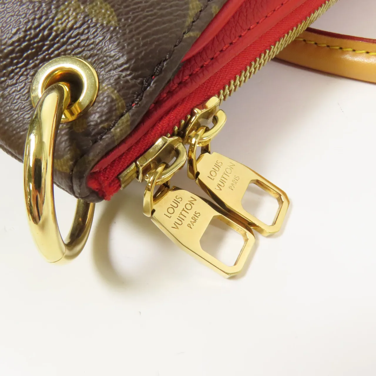 LOUIS VUITTON Pallas M41175 兩用包 塗層帆布 棕色 / Brown 塗層帆布 中古品B - 縮圖 9