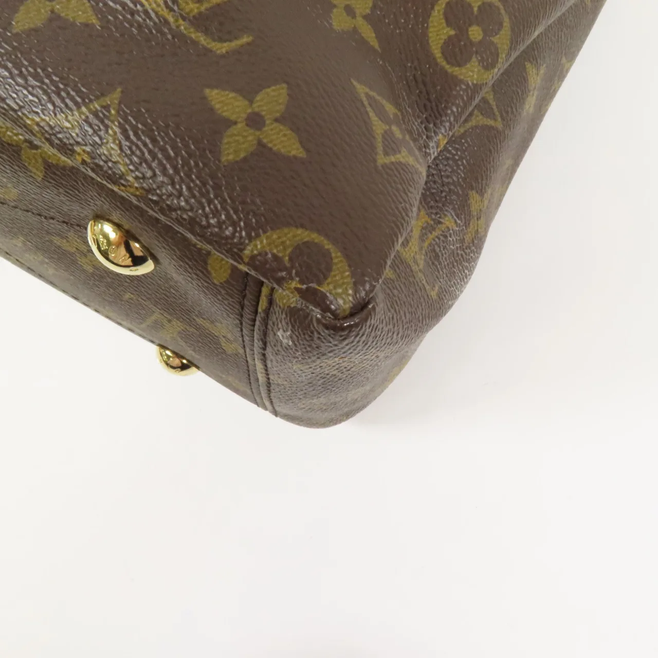 LOUIS VUITTON Pallas M41175 兩用包 塗層帆布 棕色 / Brown 塗層帆布 中古品B - 縮圖 14