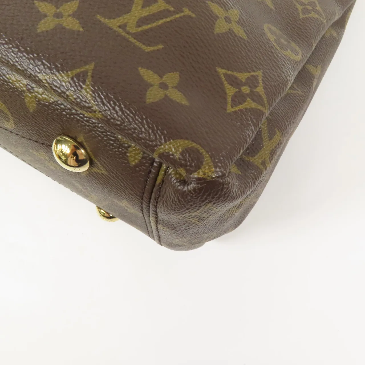 LOUIS VUITTON Pallas M41175 兩用包 塗層帆布 棕色 / Brown 塗層帆布 中古品B - 縮圖 16