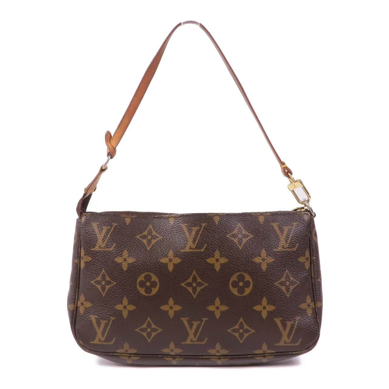 LOUIS VUITTON Pochette Accessoires M51980 化妝箱包 塗層帆布 棕色 / Brwon 塗層帆布 中古品B - 縮圖 2