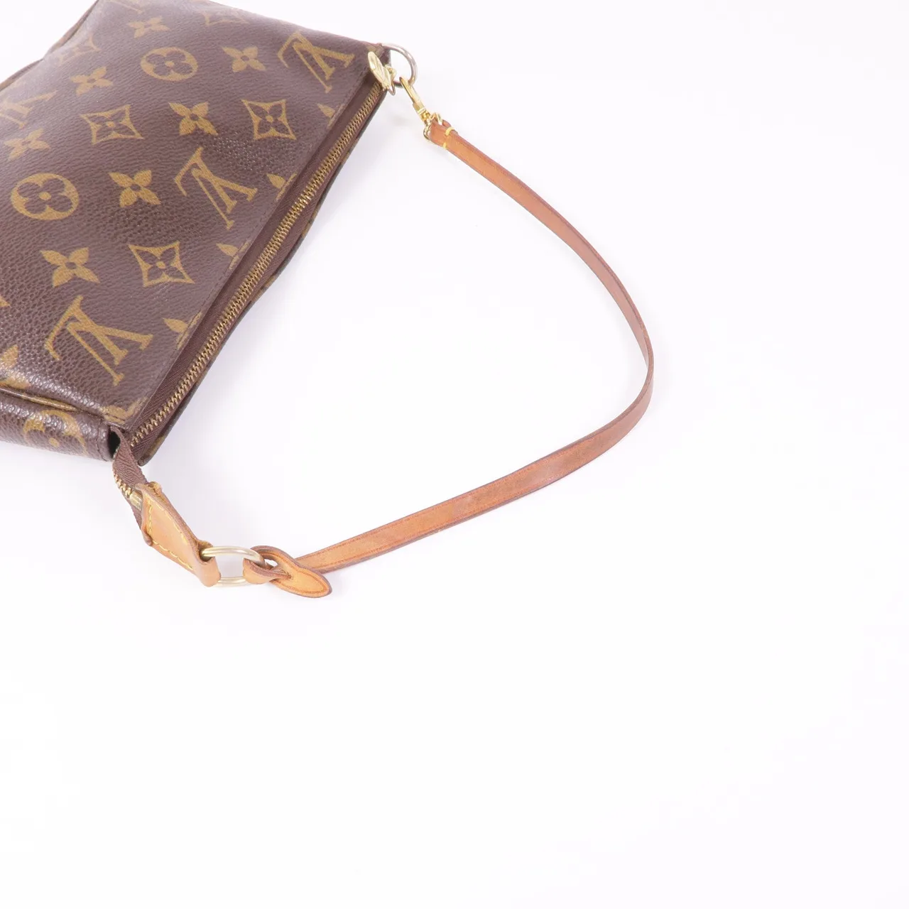 LOUIS VUITTON Pochette Accessoires M51980 化妝箱包 塗層帆布 棕色 / Brwon 塗層帆布 中古品B - 縮圖 5