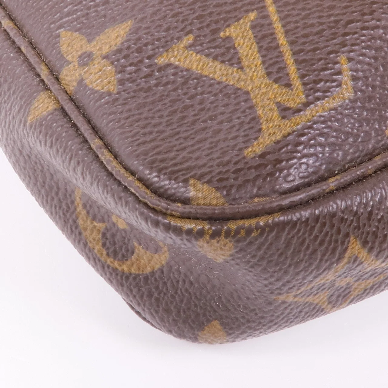 LOUIS VUITTON Pochette Accessoires M51980 化妝箱包 塗層帆布 棕色 / Brwon 塗層帆布 中古品B - 縮圖 7
