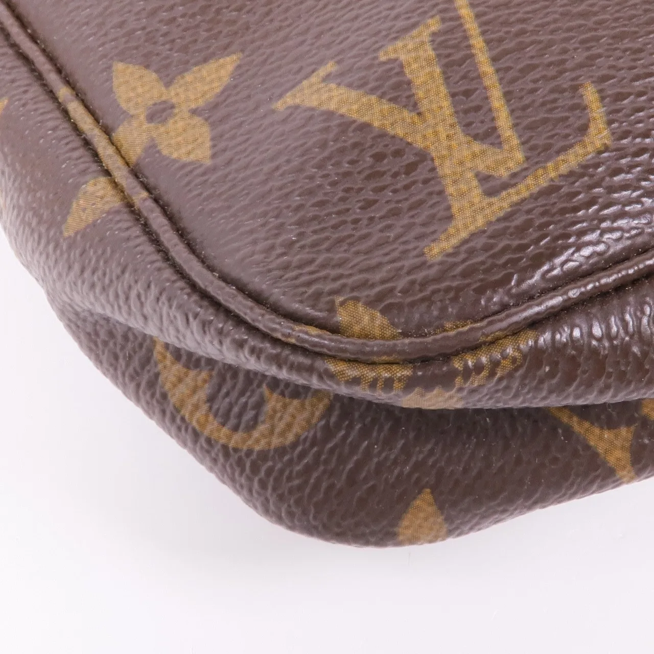 LOUIS VUITTON Pochette Accessoires M51980 化妝箱包 塗層帆布 棕色 / Brwon 塗層帆布 中古品B - 縮圖 9