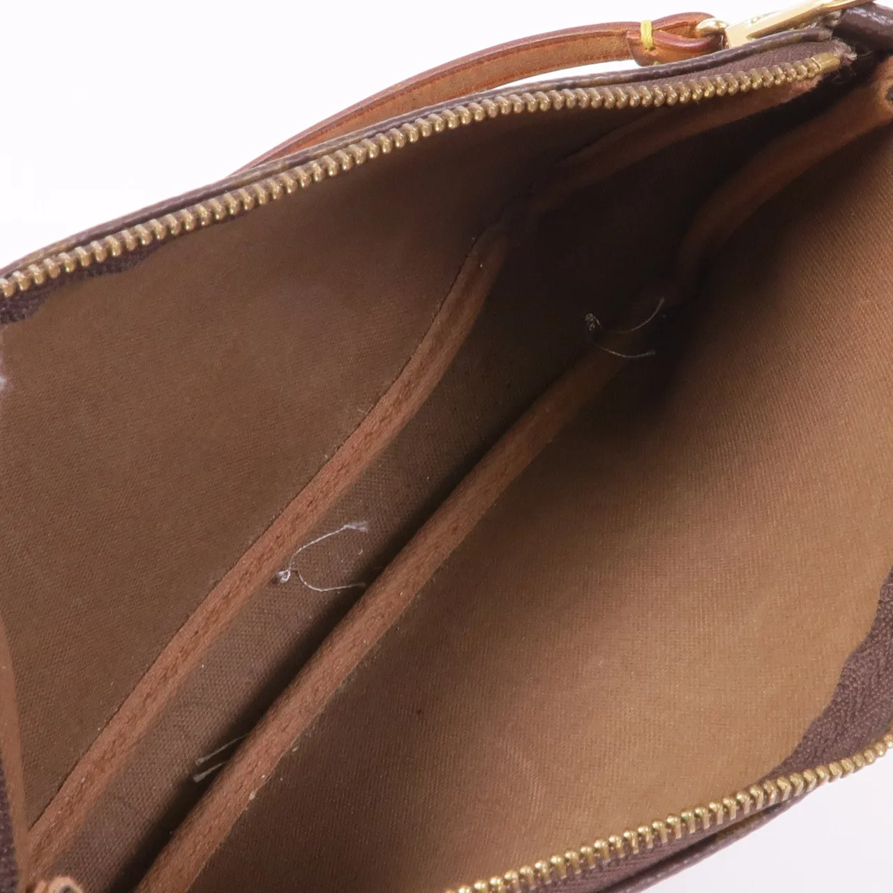 LOUIS VUITTON Pochette Accessoires M51980 化妝箱包 塗層帆布 棕色 / Brwon 塗層帆布 中古品B - 縮圖 12