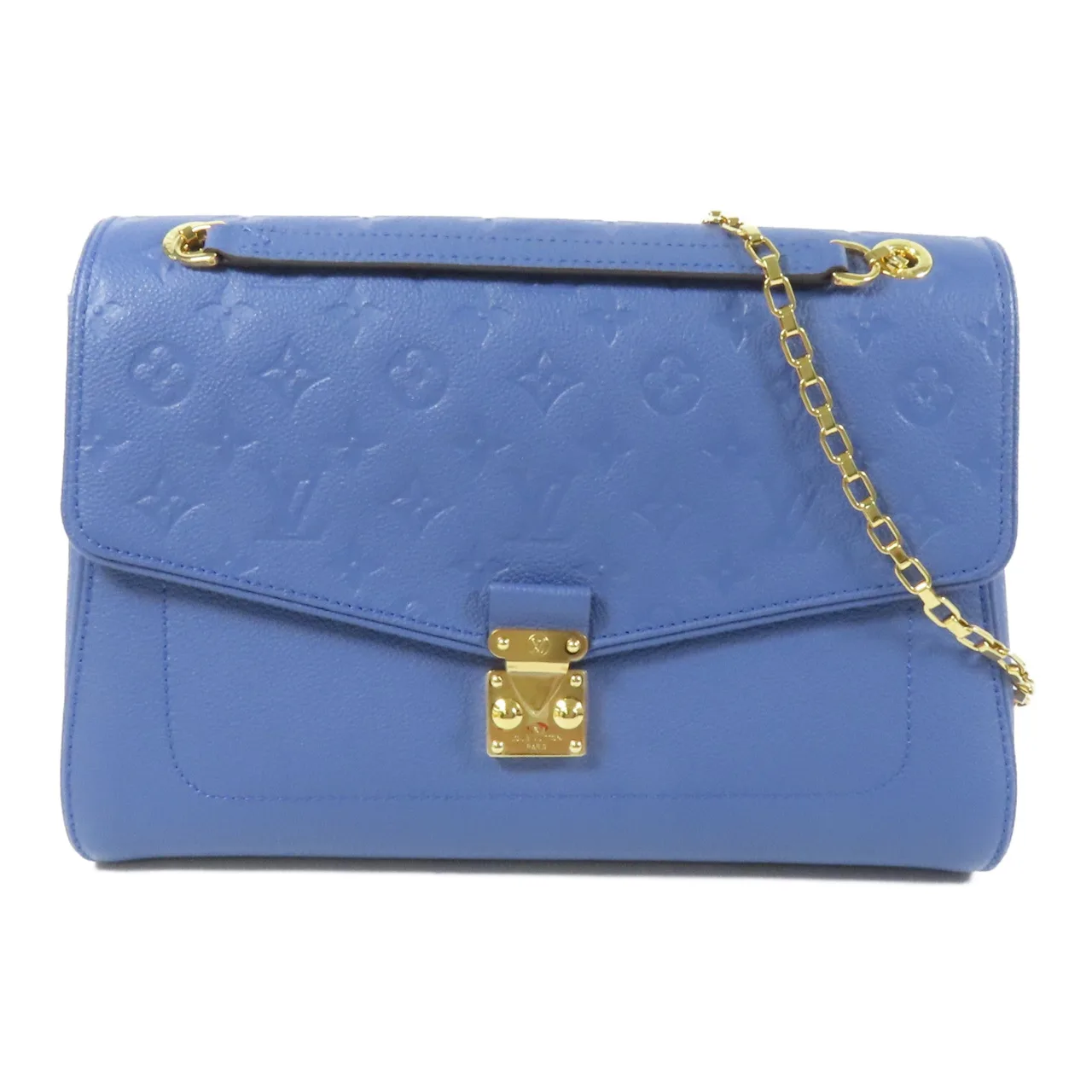 LOUIS VUITTON M48933 肩背包 牛皮 黑色 / Blue