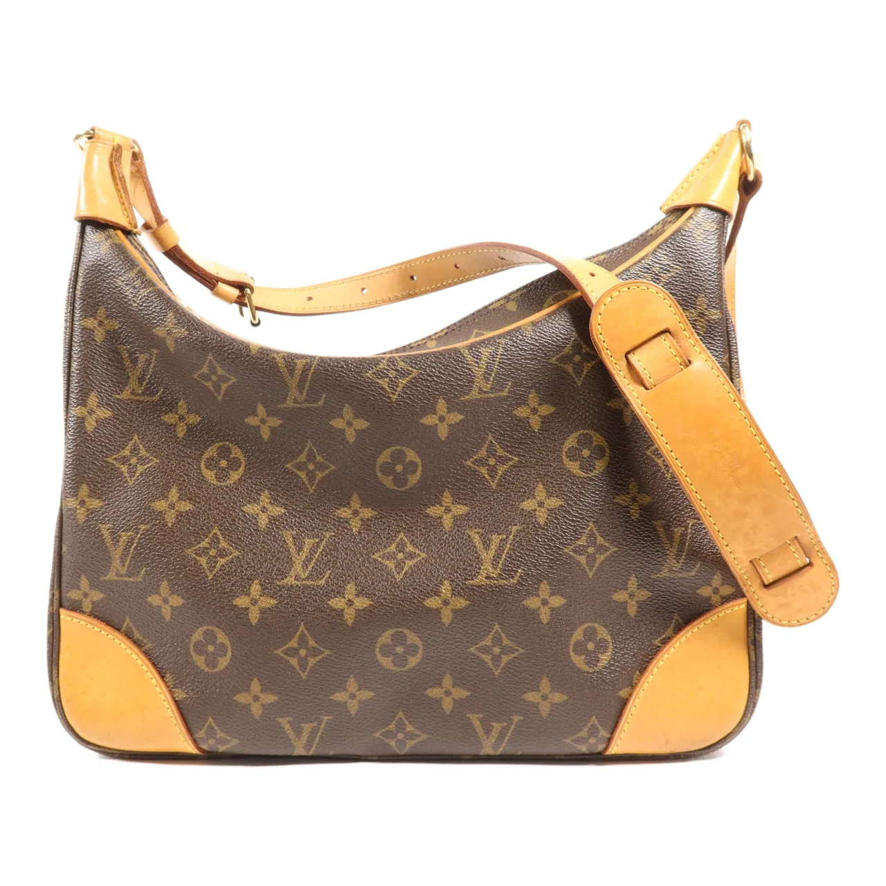 LOUIS VUITTON Boulogne M51262 肩背包 塗層帆布 棕色 / Brown