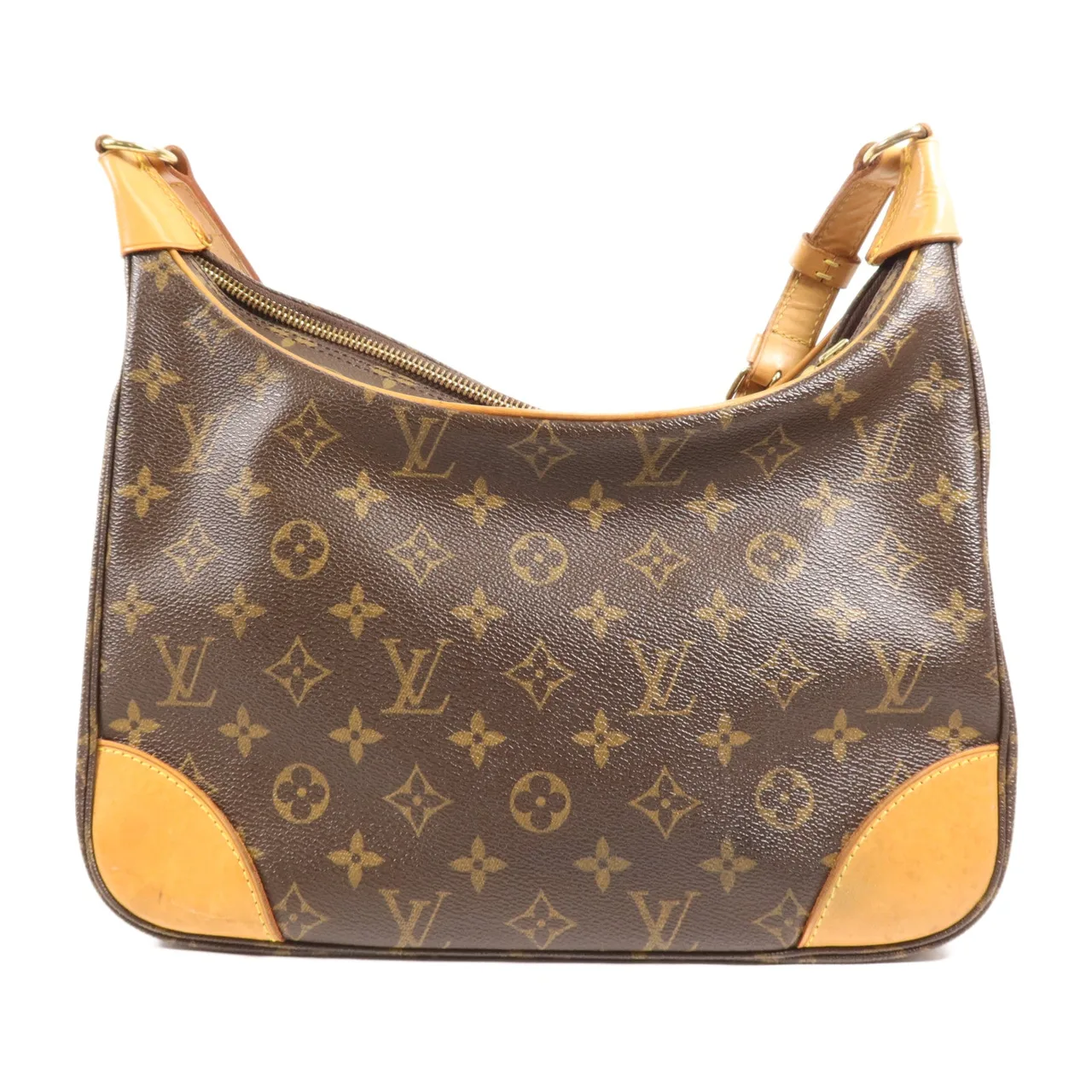 LOUIS VUITTON Boulogne M51262 肩背包 塗層帆布 棕色 / Brown 塗層帆布 中古品C - 縮圖 2