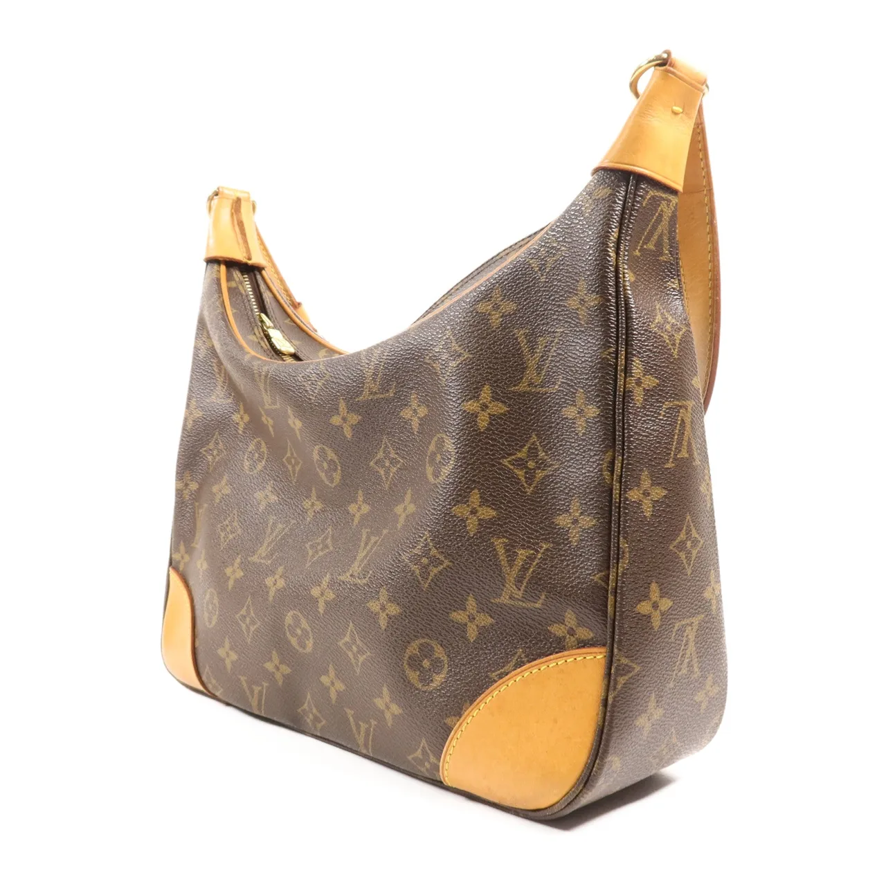 LOUIS VUITTON Boulogne M51262 肩背包 塗層帆布 棕色 / Brown 塗層帆布 中古品C - 縮圖 3