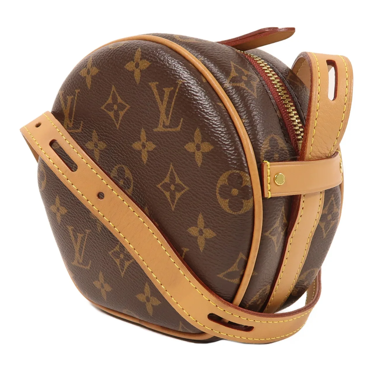 LOUIS VUITTON Boite Chapeau M45149 肩背包 塗層帆布 棕色 / Brown 塗層帆布 中古品A - 縮圖 3