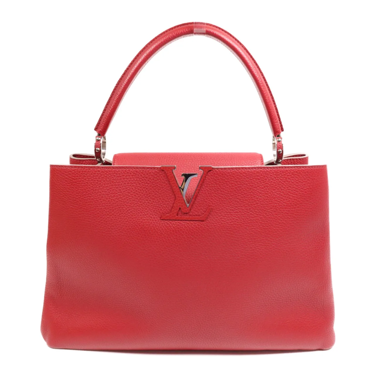 LOUIS VUITTON Capucines M48871 肩背包 牛皮 紅色 / Red