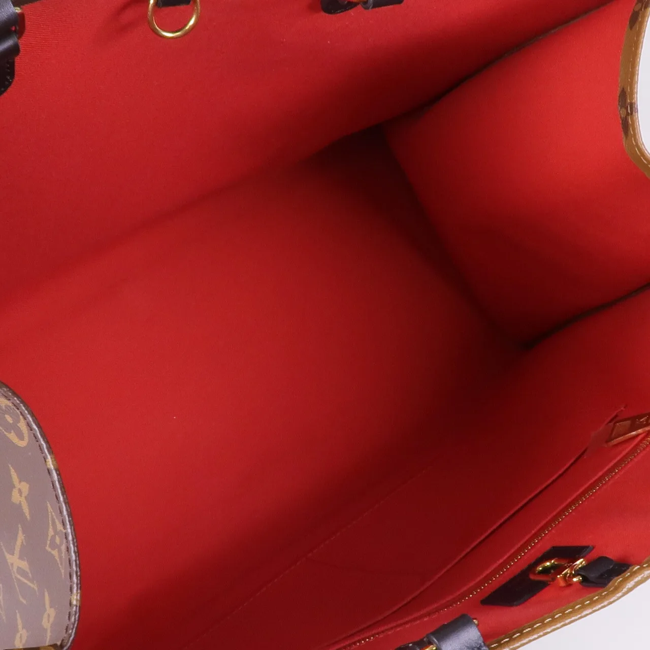 LOUIS VUITTON OnTheGo M45321 兩用包 塗層帆布 棕色 塗層帆布 中古品A - 縮圖 5