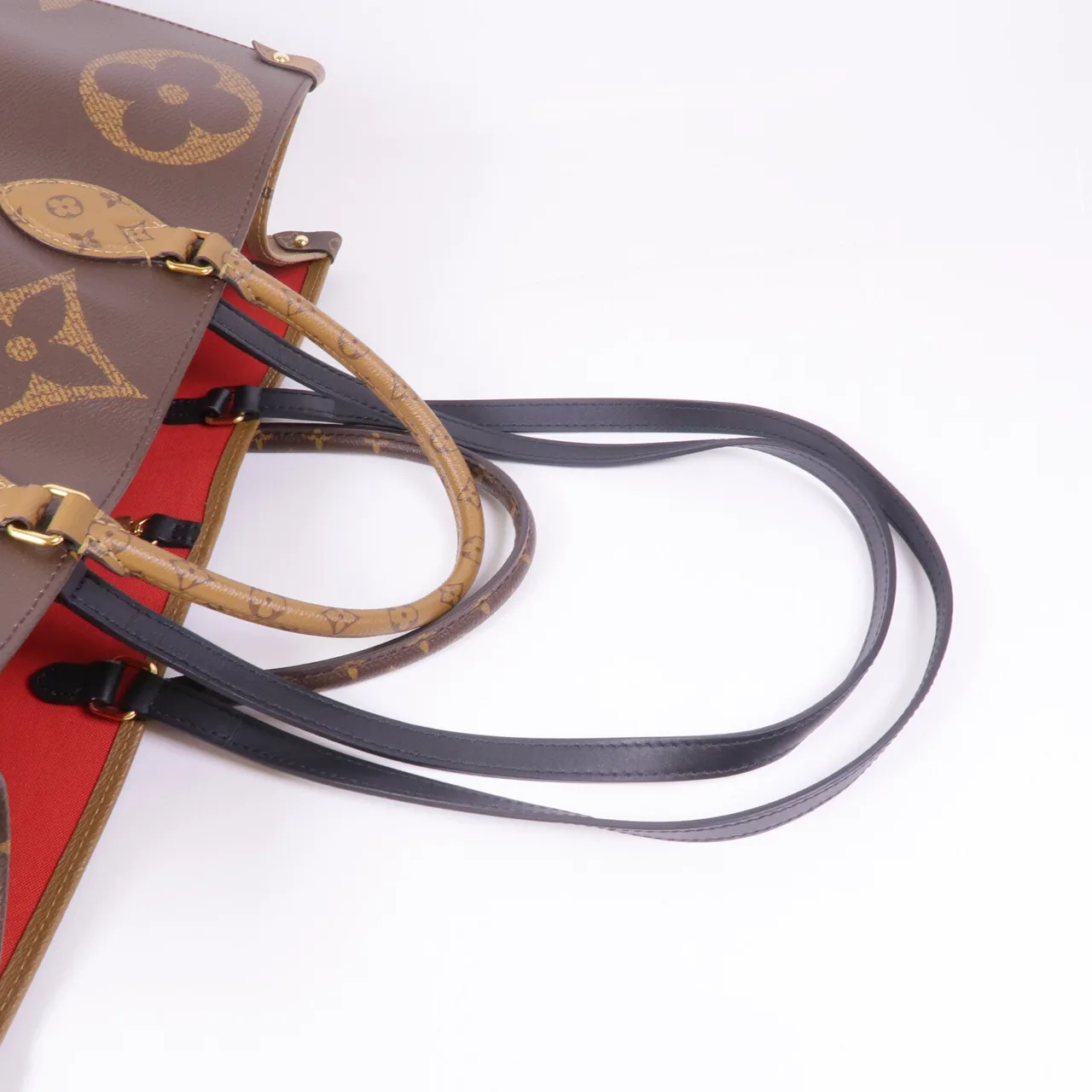 LOUIS VUITTON OnTheGo M45321 兩用包 塗層帆布 棕色 塗層帆布 中古品A - 縮圖 7