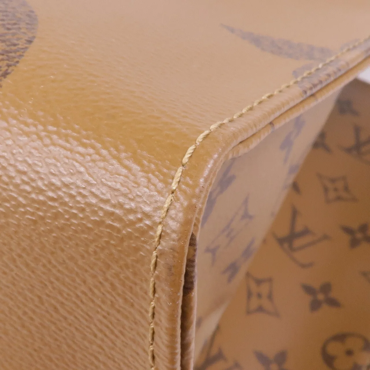 LOUIS VUITTON OnTheGo M45321 兩用包 塗層帆布 棕色 塗層帆布 中古品A - 縮圖 10